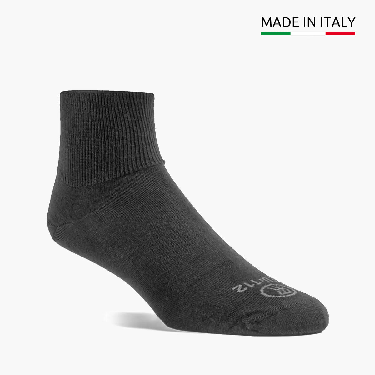 Knöchelsocken aus Merino Wolle | Schwarz